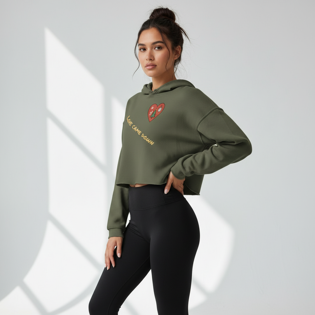 LuxeLift Crop Hoodie