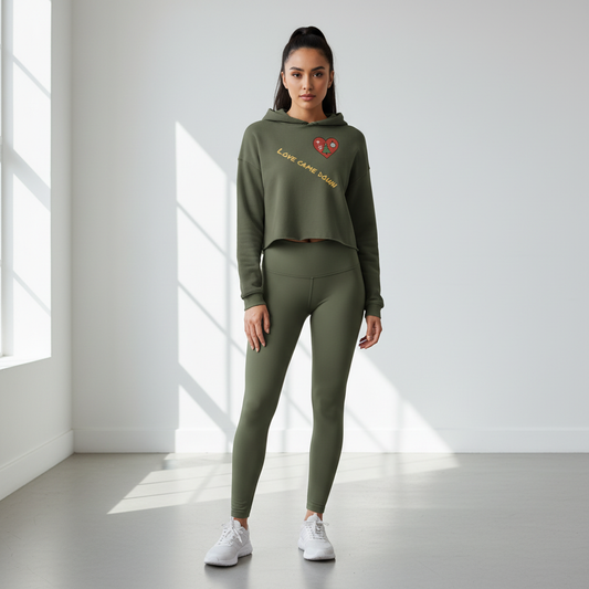 LuxeLift Crop Hoodie