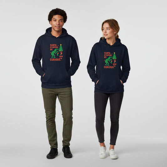 Unisex Bold Navy Festive Hoodie