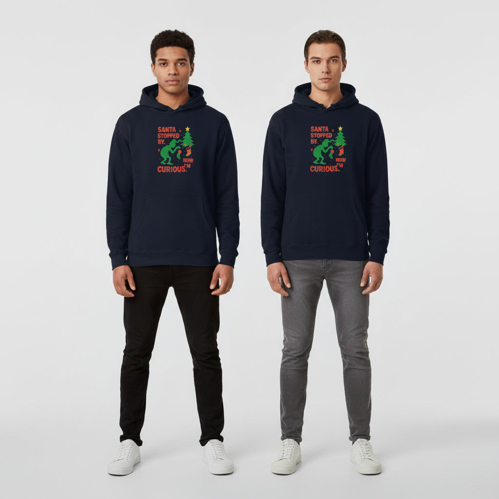 Unisex Bold Navy Festive Hoodie
