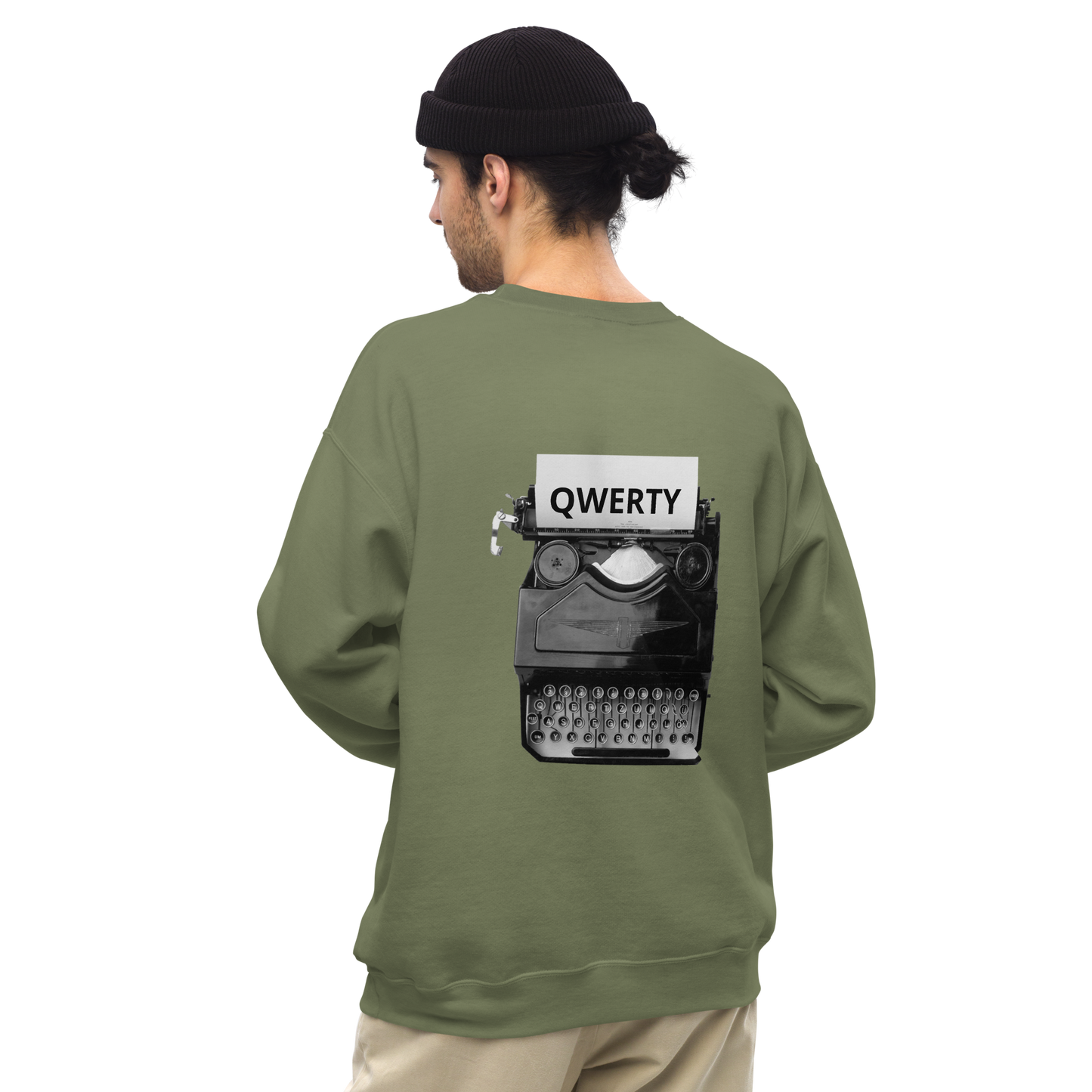 Tech inspired qwerty-qwerty sweatshirt