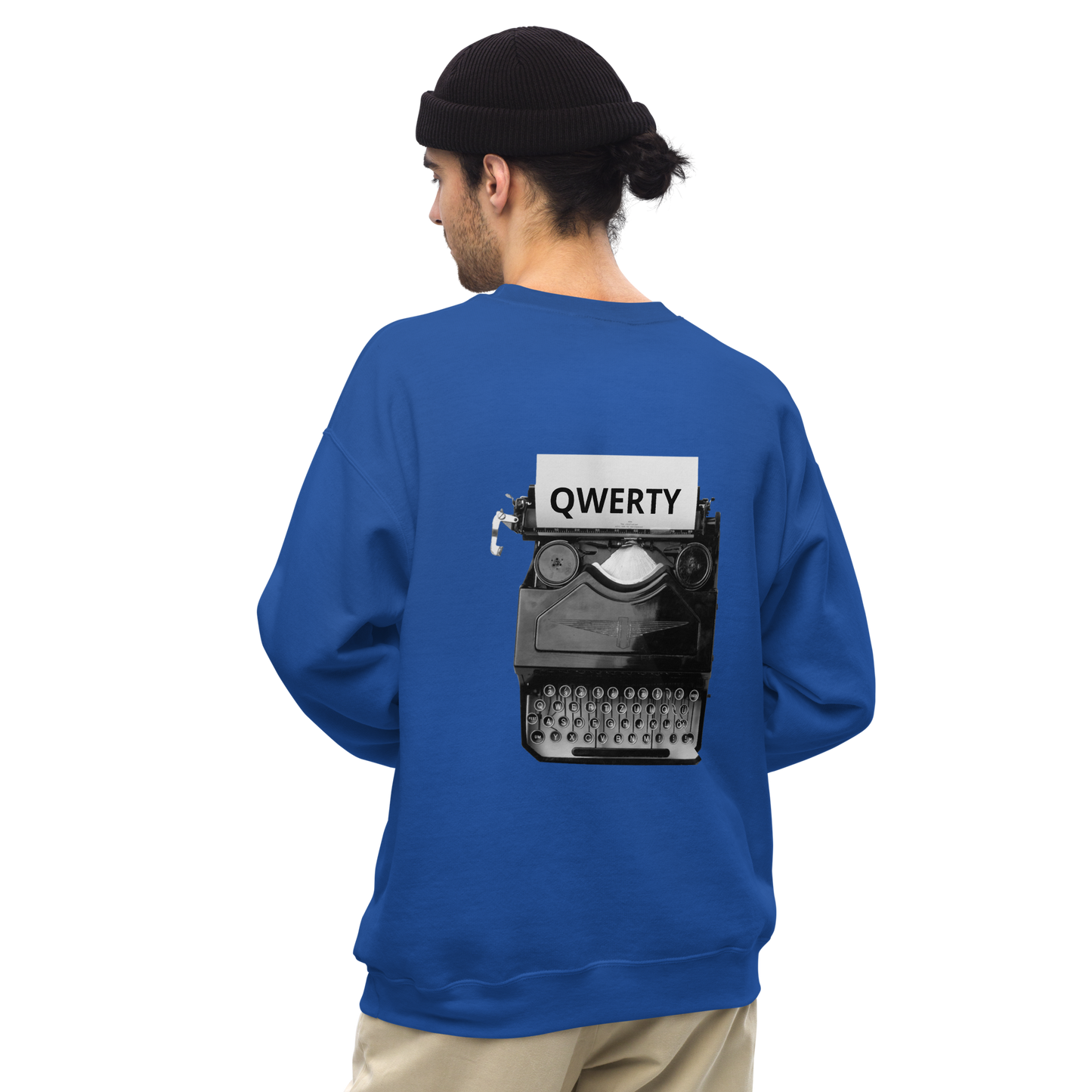 Tech inspired qwerty-qwerty sweatshirt